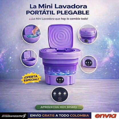 LavaFácil™ - Lavadora Portátil Para Tus Prendas Fácilmente, Sin Lavar a Mano.